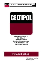 Предварительный просмотр 61 страницы CELTIPOL CHL-400 Technical Manual