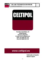 Предварительный просмотр 45 страницы CELTIPOL CN-140 Technical Manual