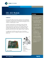 Preview for 1 page of CEM Systems Compact Door Interface Unit DIU 200 Specification