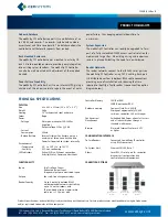 Предварительный просмотр 2 страницы CEM Systems Controller webEntry II Specification