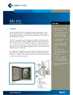 CEM Systems Door Interface Unit DIU 210 Specification preview