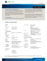 Preview for 2 page of CEM Systems Ethernet Input Output Controller DCM 150 Specifications