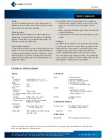 Предварительный просмотр 2 страницы CEM Systems Ethernet Input Output Controller EIOC Specification