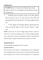 Preview for 11 page of CEM 9915 Operating Instruction