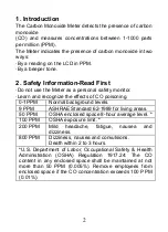 Предварительный просмотр 2 страницы CEM CO-181 Instruction Sheet