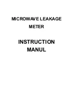 Предварительный просмотр 1 страницы CEM DT-2G Instruction Manual