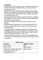 Предварительный просмотр 3 страницы CEM DT-337 Operating Instruction