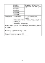 Предварительный просмотр 6 страницы CEM DT-337 Operating Instruction