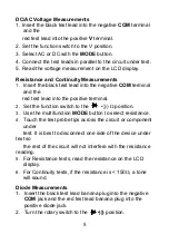 Предварительный просмотр 9 страницы CEM DT-337 Operating Instruction