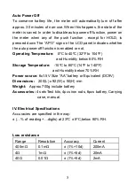 Предварительный просмотр 6 страницы CEM DT-5302 Instruction Manual