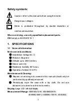 Preview for 3 page of CEM DT-5505 Instruction Manual