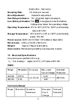 Preview for 4 page of CEM DT-5505 Instruction Manual