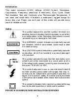 Предварительный просмотр 3 страницы CEM DT-6505 Manual