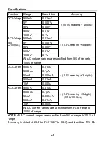 Предварительный просмотр 24 страницы CEM DT-6505 Manual