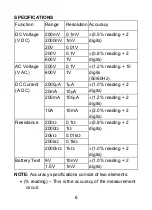 Preview for 7 page of CEM DT-912 Operating Instruction