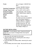 Preview for 9 page of CEM DT-912 Operating Instruction