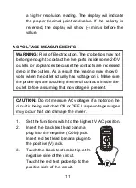 Preview for 12 page of CEM DT-912 Operating Instruction