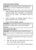 Preview for 17 page of CEM DT-912 Operating Instruction