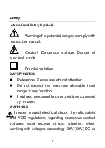 Preview for 2 page of CEM DT-9130 Operating Instruction