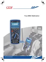 Предварительный просмотр 5 страницы CEM DT-9989 User Manual