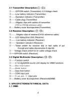 Предварительный просмотр 4 страницы CEM LA-1015 User Manual