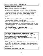 Предварительный просмотр 7 страницы CEM LA-1015 User Manual