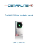 CEMARLINE MAXX-700 User & Installation Manual предпросмотр