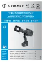 Cembre B-TC450 Operation And Maintenance Manual preview