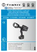 Cembre B-TC500YA Operation And Maintenance Manual preview