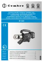 Cembre B1320 Operation And Maintenance Manual preview