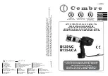 Cembre B135-UC Operation And Maintenance Manual предпросмотр