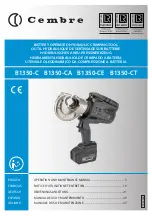 Предварительный просмотр 1 страницы Cembre B1350-C Operation Instructions Manual