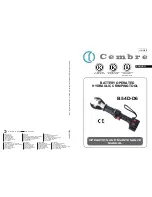 Предварительный просмотр 1 страницы Cembre B54D-D6 Operation And Maintenance Manual