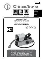 Cembre CPP-0 Operation And Maintenance Manual preview