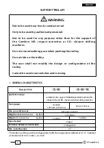 Preview for 3 page of Cembre CS-SD Operation And Maintenance Manual