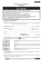 Preview for 3 page of Cembre HT-TC041N Operation And Maintenance Manual