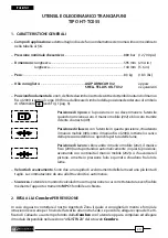 Preview for 20 page of Cembre HT-TC055 Operation And Maintenance Mannual