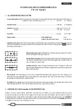 Preview for 13 page of Cembre HT-TC0851 Operation And Maintenance Manual