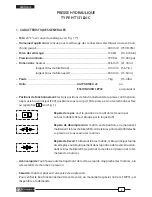 Preview for 8 page of Cembre HT131LN-C Operation And Maintenance Manual