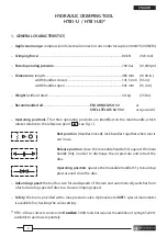 Предварительный просмотр 3 страницы Cembre HT81-U Operation And Maintenance Manual