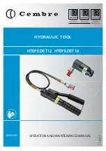 Предварительный просмотр 1 страницы Cembre HTEPE.DET12 Operation And Maintenance Manual