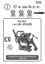 Предварительный просмотр 1 страницы Cembre LD-1P-ECO Operation And Maintenance Manual