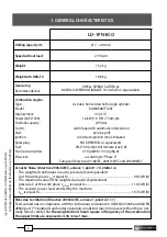 Предварительный просмотр 3 страницы Cembre LD-1P-ECO Operation And Maintenance Manual