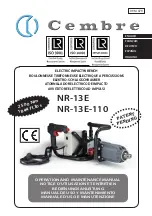 Cembre NR-13E Operation And Maintenance Manual preview