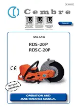 Cembre RDS-20P Operation And Maintenance Manual preview