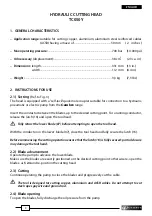 Preview for 3 page of Cembre TC050 Operation And Maintenance Manual