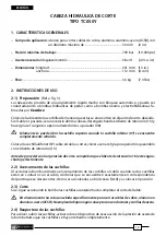 Preview for 12 page of Cembre TC050 Operation And Maintenance Manual