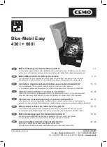 CEMO DT-Mobil Easy 430l Operating Instructions Manual preview