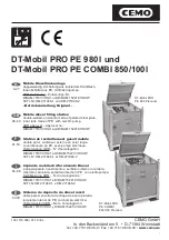 CEMO DT-Mobil Easy 980 Premium Operating Instructions Manual preview