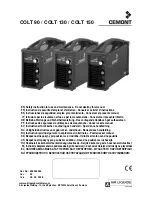 CEMONT COLT 130 Safety Instruction For Use And Maintenance preview